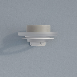 Мыльница, нержавеющая сталь,NOA, белый матовый, IDDIS, NOAWTG0i42