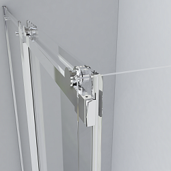 Душевой уголок Como VSR-1C8012CL, 1200*800, хром, стекло прозрачное, , шт