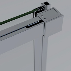 Душевая дверь Soft 2 VDS-3SO2100CL, 1000, хром, стекло прозрачное, , шт