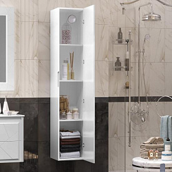 Пенал Opadiris Луиджи универсальный, цвет белый матовый