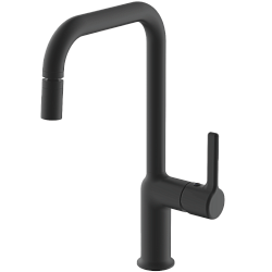 Смеситель для кухни, латунь, черный HB70814-7