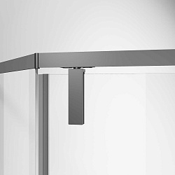 Душевой уголок Slim-N VSP-4SN900CLGM, 900*900, вороненая сталь, стекло прозрачное, , шт