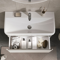 Тумба подвесная Elegante 80.1Y (Амарок/Белый) (9595-80v) 