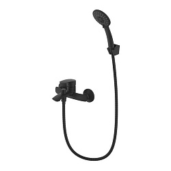 Смеситель для ванны, черный матовый, Rora, Milardo, RORBL00M02