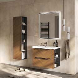 Пенал подвесной универсальный FOREST 40.R/L, орех