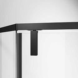 Душевой уголок Slim-N VSP-4SN900CLB, 900*900, черный, стекло прозрачное, , шт
