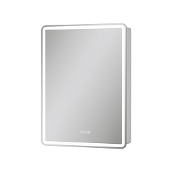 Шкаф зеркальный Nice LED 60 с часами, правый