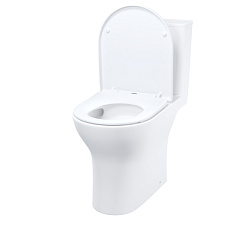 Унитаз-компакт безободковый с системой смыва Торнадо, Zodiac, IDDIS, ZODRDSEi24