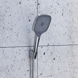 SPA3FSCi18, Лейка для душа квадратная, хром, SpaHome, ID