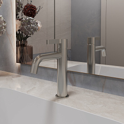 Смеситель для раковины Villa VBF-1VL1BN однорычажный, брашированный никель, , шт