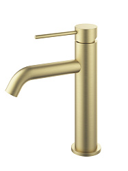 Смеситель для раковины City VBF-2C1BG однорычажный, брашированное золото, , шт