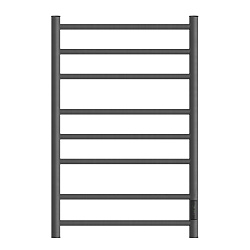 Полотенцесушитель электрический Point Аврора PN10858GR П8 500x800 диммер справа, графит премиум