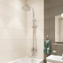 Смеситель с верхним душем, Sena, IDDIS, SENSB3Fi06