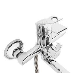 Смеситель для ванны с длинным изливом,  Nelson, Milardo, NELSBLCM10