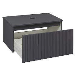 Тумба подвесная Monaco/70см/1 ящ/графит/AQUA DE MARCO