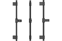 Душевая штанга Pragma, матовый черный, HME2.B7RS.040