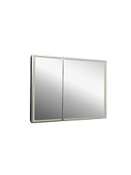 Зеркало-шкаф MIRROR BOX Black, 1000х800