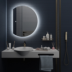 Зеркало /LED-подсветка/(70*90см)/ MOON./AQUA DE MARCO