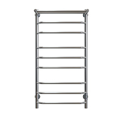 Aringa Бонди полотенцесушитель лесенка электрический с полкой 100*50, хром
