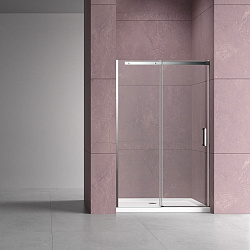 Душевая дверь Dice VDS-4D150CL, 1500, хром, стекло прозрачное, , шт