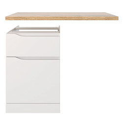 Столешница из массива NORDIC 1220*520*40 /ясень / без отв/