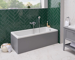 Ванна асимметр.: JOANNA 150x95, левая, ультра белый