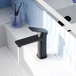 Смеситель для раковины Pragma Teiden, матовый черный, TDN3.BFWL.007