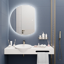 Зеркало /LED-подсветка/(80*100см)/ MOON./AQUA DE MARCO