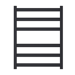 Полотенцесушитель водяной Point Меркурий PN83156B П6 500x600, черный