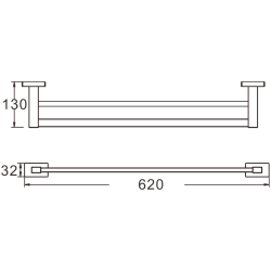Держатель для полотенец B90409