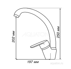 Смеситель для кухни НИМО кофе