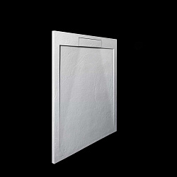 Поддон для душа из искусственного камня VST-4SRL9090W, 900*900*25, белый матовый, , шт
