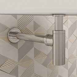 Corpa Nera сифон для раковины, хром