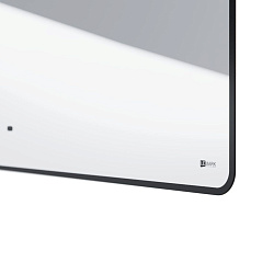 Зеркало Lemark MIOBLACK 50х80 см с интерьерной подсветкой, с подогревом