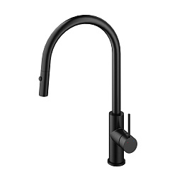 Смеситель для кухни City VKF-2C1MB, черный, , шт