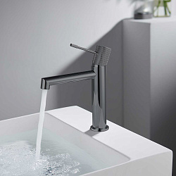 Смеситель для раковины Desire VBF-1D1GM однорычажный, вороненая сталь, , шт