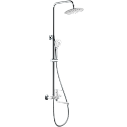 Душевая система, тропический душ, латунь, белый/хром, HB24557-8