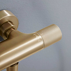 Душевая стойка Desire VSFS-1D0TBG термостат без излива, 25см верх душ, брашированное золото, , шт