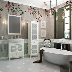 Тумба Opadiris Омега 65, цвет слоновая кость (под раковину Kirovit Стиль 65)