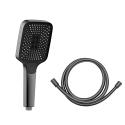 Ручной душ с шлангом VSHN-41HGM, вороненая сталь, , шт