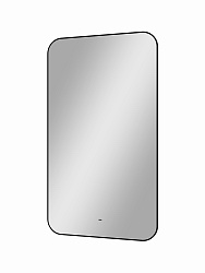 Зеркало "Torry Led" 600х1200 с фоновой подсветкой, беск-тным сенсором, черной окантовкой, подогрев