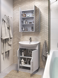 Тумба под раковину Turin 600-2-0 (Уют 60) (в разобранном виде)