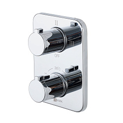 Встраиваемый термостатический смеситель для ванны и душа, на три выхода, без аксессуаров, латунь/хро