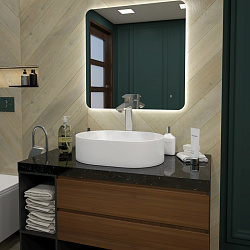 Corpa Nera Clementi/Клементи  46 раковина накладная, белый