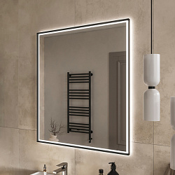 Зеркало FOREST LED 80, черный