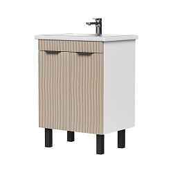 Тумба напольная Lotty 60.2D латте (Миранда 60)