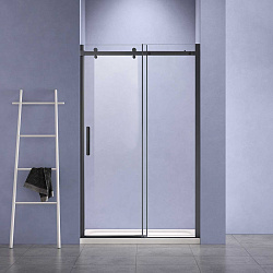 Душевая дверь Como-N VDS-4CN120CLB, 1200, черный, стекло прозрачное, , шт