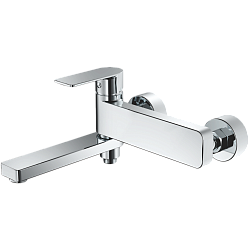 Смеситель для ванны, короткий излив, латунь, хром HB60617