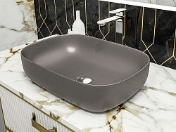 Corpa Nera Viotti/Виотти  60 раковина накладная, artceramic, графит матовый