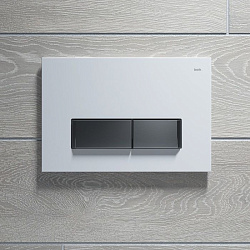 Клавиша смыва, универсальная, белый, Uniglass, 001, IDDIS, UNG02WCi77